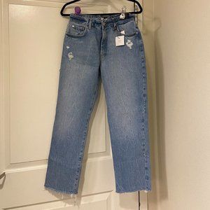 Zara Slim Cropped Jeans in Size 28(US6), light wash